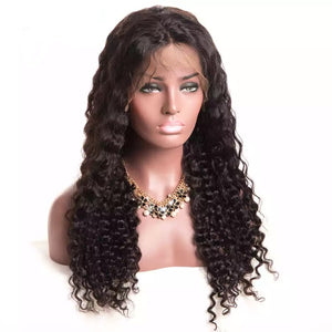 Brazilian Deep Wave lace Wig 150 % density