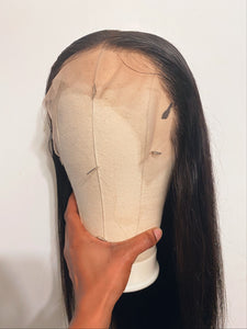 Brazilian Straight  lace Wig 150 % density