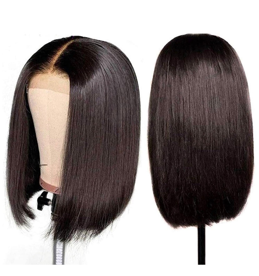 Straight Lace Frontal Bob Wig